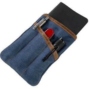 Hide & Drink , Waxed Canvas Multitool Pocket Pouch, Compact Multipurpose Zippered Bag, Mini Camping Tool Case, Organizer, Travel & Commuter Essentials, Handmade Includes 101 Year Warranty (Blue Mar) Hide & Drink , Waxed Canvas Multitool Pocket Pouch, Compact Multipurpose Zippered Bag, Mini Camping Tool Case, Organizer, Travel & Commuter Essentials, Handmade Includes 101 Year Warranty (Blue Mar)