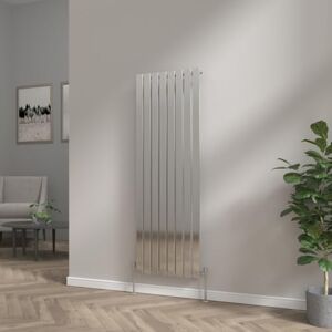 NRG 1600x544mm Vertical Tall Upright Flat Panel Designer Bathroom Central Heating Radiator Chrome Single Column Perfect for Bathroom, Bedroom, Kitchen, Hallway, Living Room NRG 1600x544mm Vertical Tall Upright Flat Panel Designer Bathroom Central Heating Radiator Chrome Single Column Perfect for Bathroom, Bedroom, Kitchen, Hallway, Living Room