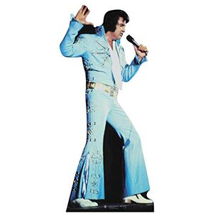 STAR CUTOUTS SC240 Elvis Presley Silver Blue Jump Suit Lifesize Cardboard Cutout STAR CUTOUTS SC240 Elvis Presley Silver Blue Jump Suit Lifesize Cardboard Cutout