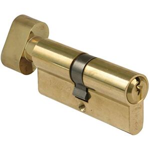 Amig Security Cylinder with Crutch Lock for Doors High Security Cylinder Anti-Pick and Anti-Drill Includes 3 Keys Matt Gold Measurements: 90 (40-50 mm) Amig Security Cylinder with Crutch Lock for Doors High Security Cylinder Anti-Pick and Anti-Drill Includes 3 Keys Matt Gold Measurements: 90 (40-50 mm)