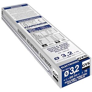 GYS Welding Electrodes 085145 3.2mm 2.09Kg Steel GYS Welding Electrodes 085145 3.2mm 2.09Kg Steel