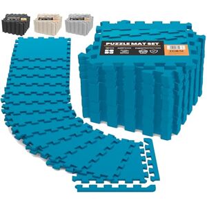 EDIESI , Foam Mats, Gym Floor, Tatami, Home Exercise, for Sports Machines, Removable Pool Floor, Eva Rubber, Puzzle Mat, Gym (18 Pieces / 30x30x1 cm/Blue) EDIESI , Foam Mats, Gym Floor, Tatami, Home Exercise, for Sports Machines, Removable Pool Floor, Eva Rubber, Puzzle Mat, Gym (18 Pieces / 30x30x1 cm/Blue)