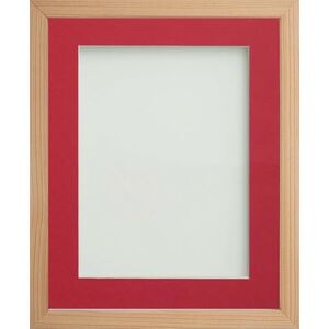 Frame Company Webber Beech with Red Mount, 20x16 for 15x10 inch Frame Company Webber Beech with Red Mount, 20x16 for 15x10 inch