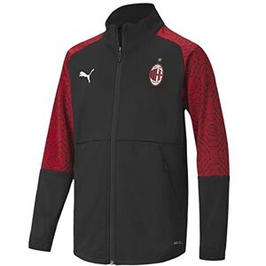 Puma Acm Stadium Home Jacket Jr Track Jacket Black-Tango Red, 116 Puma Acm Stadium Home Jacket Jr Track Jacket Black-Tango Red, 116