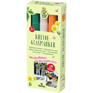 moses . Chalk Glass Markers Set of 3 Chalk Pens for Painting Glasses, Bottles, Vases, Windows, Alternative for Wine Glass Pendants at Birthday Parties, Glass Marking, Hygienic & Decorative moses . Chalk Glass Markers Set of 3 Chalk Pens for Painting Glasses, Bottles, Vases, Windows, Alternative for Wine Glass Pendants at Birthday Parties, Glass Marking, Hygienic & Decorative