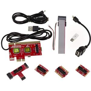KALEA-INFORMATIQUE POST CARD 7 in 1 tester for PC motherboards and PORTABLE PCs. PCIe LPC and EC DEBUG PORT interfaces KALEA-INFORMATIQUE POST CARD 7 in 1 tester for PC motherboards and PORTABLE PCs. PCIe LPC and EC DEBUG PORT interfaces