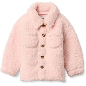 Amazon Essentials x Sofia Grainge Unisex Kids' Sherpa Overshirt Jacket, Light Pink, 2 Years Amazon Essentials x Sofia Grainge Unisex Kids' Sherpa Overshirt Jacket, Light Pink, 2 Years