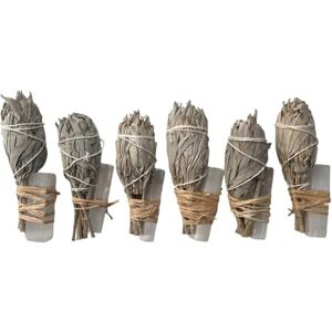 VIE Smudge Stick, Torch White Sage and Selenite 4", Pack of 6 VIE Smudge Stick, Torch White Sage and Selenite 4", Pack of 6