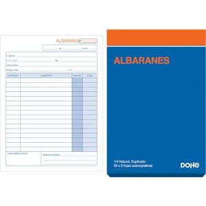 DOHE Envelopes (10 pcs.) 50 Duplicated Sheets (50 Sheets with 1 Copy), A5 Size 14 x 21 cm, Micro-Perforated Pages, Pads in Spanish for Delivery and Transport, Office Supplies DOHE Envelopes (10 pcs.) 50 Duplicated Sheets (50 Sheets with 1 Copy), A5 Size 14 x 21 cm, Micro-Perforated Pages, Pads in Spanish for Delivery and Transport, Office Supplies