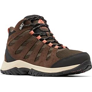 Columbia Women's Redmond 3 Mid WP waterproof mid rise hiking boots, Brown (Cordovan x Dark Coral), 8.5 UK Columbia Women's Redmond 3 Mid WP waterproof mid rise hiking boots, Brown (Cordovan x Dark Coral), 8.5 UK