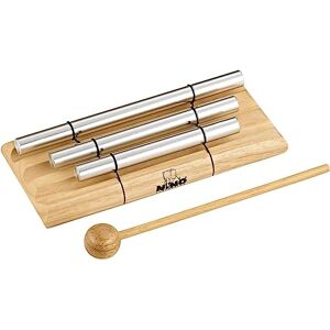 Nino Percussion Energy Chimes Instrument – 3 Sound Bars – with Beater – Gift Idea for Children from 3 Years – Wood and Aluminium, Natural (NINO580) Nino Percussion Energy Chimes Instrument – 3 Sound Bars – with Beater – Gift Idea for Children from 3 Years – Wood and Aluminium, Natural (NINO580)