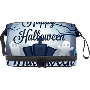 Generic Multi-Functional Storage Travel Cosmetic Bag with Handle,Halloween Background,Large Capacity Travel Cosmetic Bag Generic Multi-Functional Storage Travel Cosmetic Bag with Handle,Halloween Background,Large Capacity Travel Cosmetic Bag