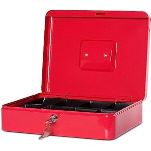 MAUL 30 x 24.5 x 9 cm Cash Box 4 Red MAUL 30 x 24.5 x 9 cm Cash Box 4 Red