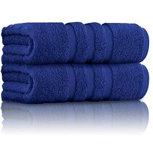 GC GAVENO CAVAILIA Luxury Quality Zero Twist Towels, Stripe Textured 100% Cotton 2 Pack Bath Sheets, Egyptian, Electric Blue, 70x120 Cm GC GAVENO CAVAILIA Luxury Quality Zero Twist Towels, Stripe Textured 100% Cotton 2 Pack Bath Sheets, Egyptian, Electric Blue, 70x120 Cm