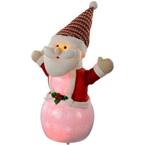 WeRChristmas Santa with 8 Musical Songs and Snowing Snowflake Inside Colour LED Body, 35 cm Large, Multi-Colour WeRChristmas Santa with 8 Musical Songs and Snowing Snowflake Inside Colour LED Body, 35 cm Large, Multi-Colour