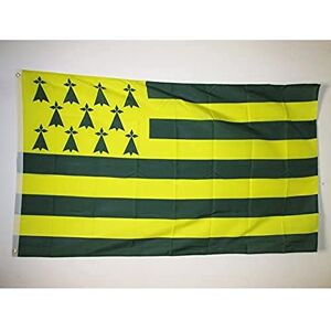 AZ FLAG Brittany Melen Ha Gwer Flag 3x5 Ft 100D Polyester French Region Of Bretagne Banner with Two Metal Grommets Fade Resistant Vivid Colors 3' x 5' Feet 150x90 Cm AZ FLAG Brittany Melen Ha Gwer Flag 3x5 Ft 100D Polyester French Region Of Bretagne Banner with Two Metal Grommets Fade Resistant Vivid Colors 3' x 5' Feet 150x90 Cm