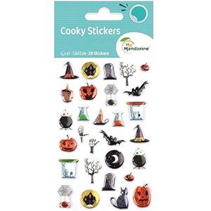 Maildor CY038Opack 1 Pack of Cooky 3D Stickers 1 Sheet 7.5 x 12 cm, Halloween (29 Stickers) Pack of 10 Maildor CY038Opack 1 Pack of Cooky 3D Stickers 1 Sheet 7.5 x 12 cm, Halloween (29 Stickers) Pack of 10