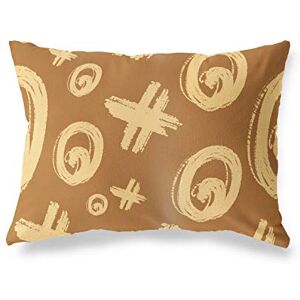 Bonamaison Decorative Cushion Cover, Brown Tones Throw Pillow Covers, Home Decorative Pillowcases for Livingroom, Sofa, Bedroom, Size: 45X60 Cm Designed and Manufactured in Turkey Bonamaison Decorative Cushion Cover, Brown Tones Throw Pillow Covers, Home Decorative Pillowcases for Livingroom, Sofa, Bedroom, Size: 45X60 Cm Designed and Manufactured in Turkey