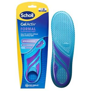 Dr. Scholl's Scholl GelActiv Formal Shoe Insoles for Men, Slim Design for Everyday Use in Smart Shoes, Extra Springiness with GelWave Technology, UK Size 7-12 Dr. Scholl's Scholl GelActiv Formal Shoe Insoles for Men, Slim Design for Everyday Use in Smart Shoes, Extra Springiness with GelWave Technology, UK Size 7-12