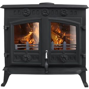NRG Defra Approved 10KW Multifuel Stove Eco Design Cast Iron Fireplace Type A NRG Defra Approved 10KW Multifuel Stove Eco Design Cast Iron Fireplace Type A