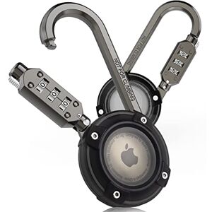PerfiPro Apple AirTag Accessory Protective Case with Metal Carabiner & 3-Digit Combination Lock, Bike Mount for Anti-Theft, Suitable for Luggage, Backpacks & Strollers (1Pack) PerfiPro Apple AirTag Accessory Protective Case with Metal Carabiner & 3-Digit Combination Lock, Bike Mount for Anti-Theft, Suitable for Luggage, Backpacks & Strollers (1Pack)