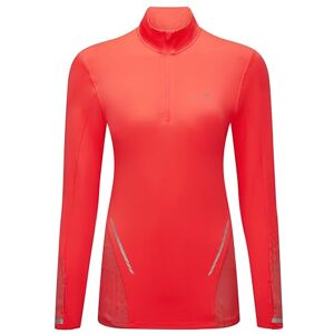 Ronhill Running, Wmn's Tech Reflect 1/2 Zip, Hot Coral/Reflect, 14 Ronhill Running, Wmn's Tech Reflect 1/2 Zip, Hot Coral/Reflect, 14
