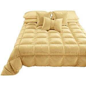 PETTI Artigiani Italiani Soft and Warm Velvet Duvet 350 g/m² Reversible Double Double Duvet 220 x 260 cm Gold 100% Made in Italy PETTI Artigiani Italiani Soft and Warm Velvet Duvet 350 g/m² Reversible Double Double Duvet 220 x 260 cm Gold 100% Made in Italy