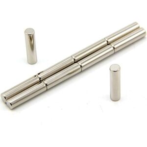 FIRST4MAGNETS N42 Neodymium Magnet for Arts, Crafts, Model Making, DIY, Hobbies, Office, and Home 5mm dia x 20mm thick 1.1kg Pull Pack of 10 FIRST4MAGNETS N42 Neodymium Magnet for Arts, Crafts, Model Making, DIY, Hobbies, Office, and Home 5mm dia x 20mm thick 1.1kg Pull Pack of 10