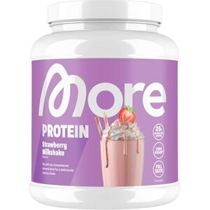 MORE NUTRITION More Protein, Strawberry Milkshake, 600g, 1.32 lbs, 20 Servings, Mix of whey Concentrate and Casein, Ideal for Building and maintaining Muscle, with lactase – Made in Germany MORE NUTRITION More Protein, Strawberry Milkshake, 600g, 1.32 lbs, 20 Servings, Mix of whey Concentrate and Casein, Ideal for Building and maintaining Muscle, with lactase – Made in Germany