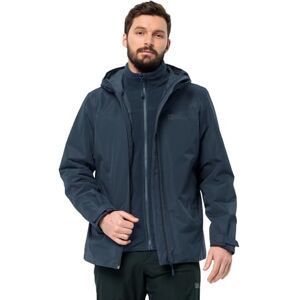 Jack Wolfskin Taubenberg 3In1 Men's Jacket, Night Blue, XL Jack Wolfskin Taubenberg 3In1 Men's Jacket, Night Blue, XL