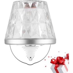 REV LAMPRUSCO Crystal LED Battery Bottle Lamp Wireless 130lm 1.6W 2500mAh Bottle Light Dimmable Warm White Touch Table Lamp for Indoor & Outdoor Use IP54 REV LAMPRUSCO Crystal LED Battery Bottle Lamp Wireless 130lm 1.6W 2500mAh Bottle Light Dimmable Warm White Touch Table Lamp for Indoor & Outdoor Use IP54