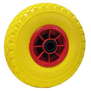 Kippen 1639 Puncture Proof Wheel for trolleys. Size: mm.260x75 Hole 20, Yellow, 260 x 260 x75mm Kippen 1639 Puncture Proof Wheel for trolleys. Size: mm.260x75 Hole 20, Yellow, 260 x 260 x75mm