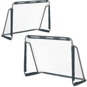 Relaxdays Football Goals, Set of 2, Garden Play Equipment, Kids & Adults, HWD 110 x 150 x 75 cm, Metal, Goalposts, Grey, Iron Relaxdays Football Goals, Set of 2, Garden Play Equipment, Kids & Adults, HWD 110 x 150 x 75 cm, Metal, Goalposts, Grey, Iron