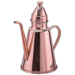 Baldassare Agnelli Pentole Agnelli Copper Oil Pourer with Lid and Hem Drop Saves, 1 Litre, Metal, Silver, 1 Litro Baldassare Agnelli Pentole Agnelli Copper Oil Pourer with Lid and Hem Drop Saves, 1 Litre, Metal, Silver, 1 Litro