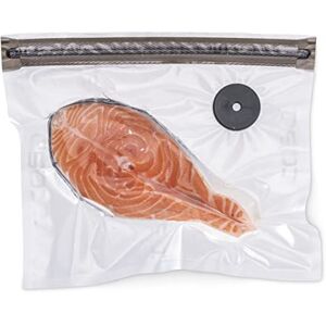 Caso Vacu ZIP-Bags 26 x 23 cm, 20 Bags, SousVidea, BPA-Free, with 150 µm Extra Strong, Tear-Resistant, Reusable, for (Hand) Vacuum Sealer with Zip Adapter, Includes Food Manager Sticker Caso Vacu ZIP-Bags 26 x 23 cm, 20 Bags, SousVidea, BPA-Free, with 150 µm Extra Strong, Tear-Resistant, Reusable, for (Hand) Vacuum Sealer with Zip Adapter, Includes Food Manager Sticker