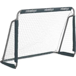 Relaxdays Football Goal, Garden Play Equipment, Kids & Adults, HWD 110 x 150 x 75 cm, Metal, Goalposts, Training, Grey Relaxdays Football Goal, Garden Play Equipment, Kids & Adults, HWD 110 x 150 x 75 cm, Metal, Goalposts, Training, Grey