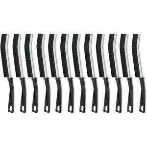 Amazon Basics Hard-Bristle Grout and Tile Cleaning Brush, Pack of 12, 24 cm, Black Amazon Basics Hard-Bristle Grout and Tile Cleaning Brush, Pack of 12, 24 cm, Black