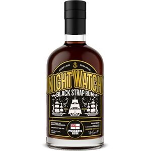 Pusser's Rum Night Watch Black Strap Rum. Limited Edition. 40% ABV, 70cl Pusser's Rum Night Watch Black Strap Rum. Limited Edition. 40% ABV, 70cl