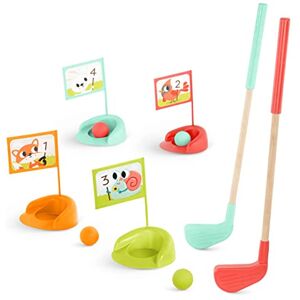 B. toys – Wooden Golf Set for Toddlers with Storage Bag – Sports & Outdoors Pretend Play Toy – 15 Pieces Set – 3+ Years B. toys – Wooden Golf Set for Toddlers with Storage Bag – Sports & Outdoors Pretend Play Toy – 15 Pieces Set – 3+ Years