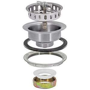 EZ-FLO 30009 Kitchen Sink Strainer with Die-Cast Slip Joint Nut, Spin and Seal, 3-1/2 Inch to 4 Inch Opening, Stainless Steel Stainless Steal kit, 2.9 x 4.4 x 4.6 EZ-FLO 30009 Kitchen Sink Strainer with Die-Cast Slip Joint Nut, Spin and Seal, 3-1/2 Inch to 4 Inch Opening, Stainless Steel Stainless Steal kit, 2.9 x 4.4 x 4.6