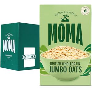MOMA Porridge PLAIN (No Added Sugar) Breakfast Jumbo Oats Box of 6 x 450g Gluten Free, High in Fibre, Source of Protein, Rich in Vitamin B6 Made in UK MOMA Porridge PLAIN (No Added Sugar) Breakfast Jumbo Oats Box of 6 x 450g Gluten Free, High in Fibre, Source of Protein, Rich in Vitamin B6 Made in UK