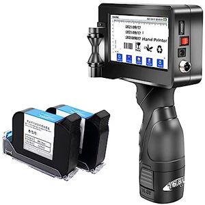 BASSFLY Handheld Inkjet Printer, 600DPI 24 Language Barcode Hand Gun Printer 12.7mm Printing Height Portable Handheld Inkjet Printer Coding Machine Printer for Label/Production Date/Barcode/QR Code ( Color : BASSFLY Handheld Inkjet Printer, 600DPI 24 Language Barcode Hand Gun Printer 12.7mm Printing Height Portable Handheld Inkjet Printer Coding Machine Printer for Label/Production Date/Barcode/QR Code ( Color :