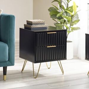 Julian Bowen Murano Lamp Table Black Tables Julian Bowen Murano Lamp Table Black Tables