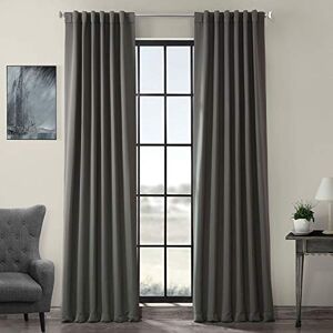 HPD Half Price Drapes Darkening Curtains 84 Inches Long for Bedroom & Living Room (1 Panel), 50 X 84, Anthracite Grey, Polyester Blend, 50" W x 84" L (Pack of 1) HPD Half Price Drapes Darkening Curtains 84 Inches Long for Bedroom & Living Room (1 Panel), 50 X 84, Anthracite Grey, Polyester Blend, 50" W x 84" L (Pack of 1)