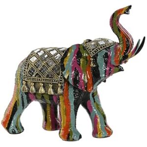 AlexandreHouse Resin figure 21.5 x 8.5 x 19.5 cm multicoloured elephant AlexandreHouse Resin figure 21.5 x 8.5 x 19.5 cm multicoloured elephant
