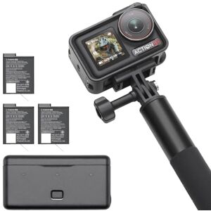 DJI Osmo Action 5 Pro Adventure Combo, 4K Action Camera 1/1.3" Sensor, Stabilization Vlogging Camera, Dual OLED Touchscreens, Waterproof Camera for Travel, 12h Extended Battery Life With 3 Batteries DJI Osmo Action 5 Pro Adventure Combo, 4K Action Camera 1/1.3" Sensor, Stabilization Vlogging Camera, Dual OLED Touchscreens, Waterproof Camera for Travel, 12h Extended Battery Life With 3 Batteries