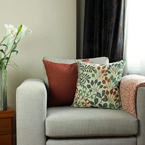 Paoletti Elowen Botanical Feather Filled Cushion Twin Pack, Multicolour, 45 x 45cm Paoletti Elowen Botanical Feather Filled Cushion Twin Pack, Multicolour, 45 x 45cm