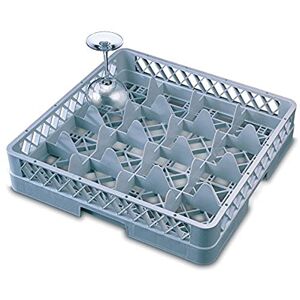 Genware NEV-GR16-2 Sixteen Comp Glass Rack with 2 Extenders Genware NEV-GR16-2 Sixteen Comp Glass Rack with 2 Extenders