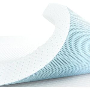 CHUN YI 2 inch Thick Single Memory Foam Mattress Topper With Anti-Slip Ventilated Hypoallergic Bamboo Cover, Soft Flexible Memory Foam Design For Pressure Relieving(5cm,90x190cm),White CHUN YI 2 inch Thick Single Memory Foam Mattress Topper With Anti-Slip Ventilated Hypoallergic Bamboo Cover, Soft Flexible Memory Foam Design For Pressure Relieving(5cm,90x190cm),White