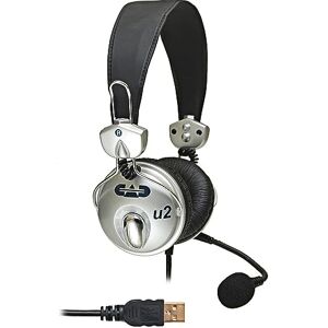 CAD AUDIO U2 USB Stereo Headphone with Cardioid Condenser Microphone CAD AUDIO U2 USB Stereo Headphone with Cardioid Condenser Microphone